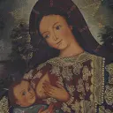 Madonna with baby oil painting