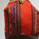 Jessy orange-multicolor backpack